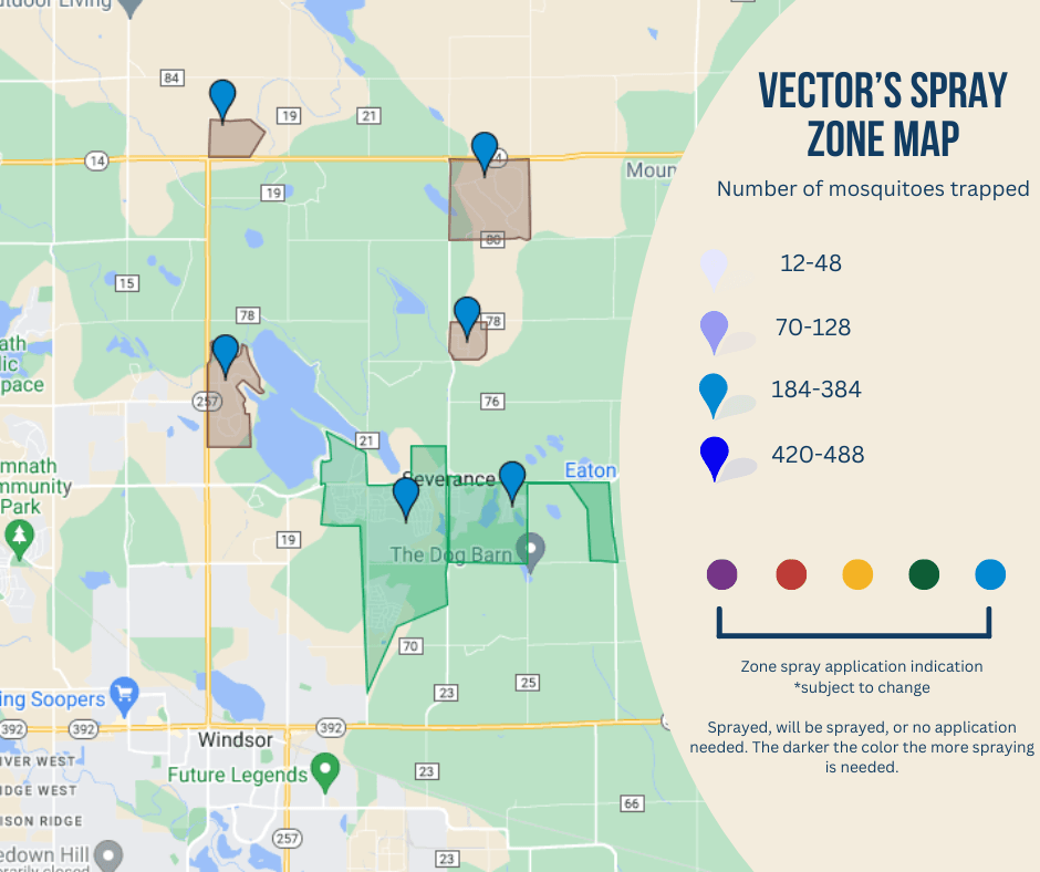 Mosquito Spraying Map